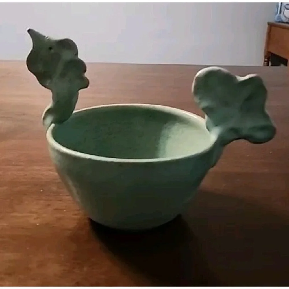 Vintage Clay Rooster Bowl